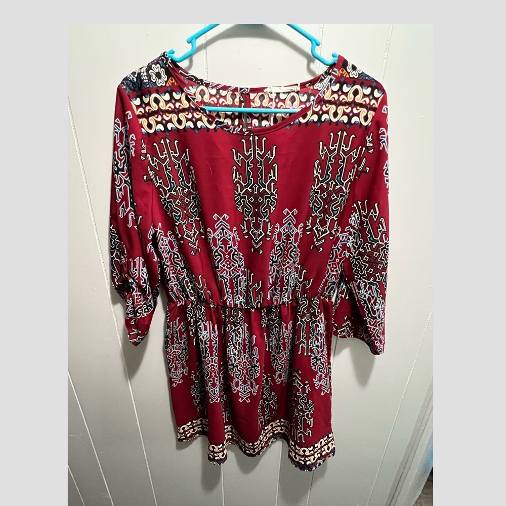 Red dress, size XL